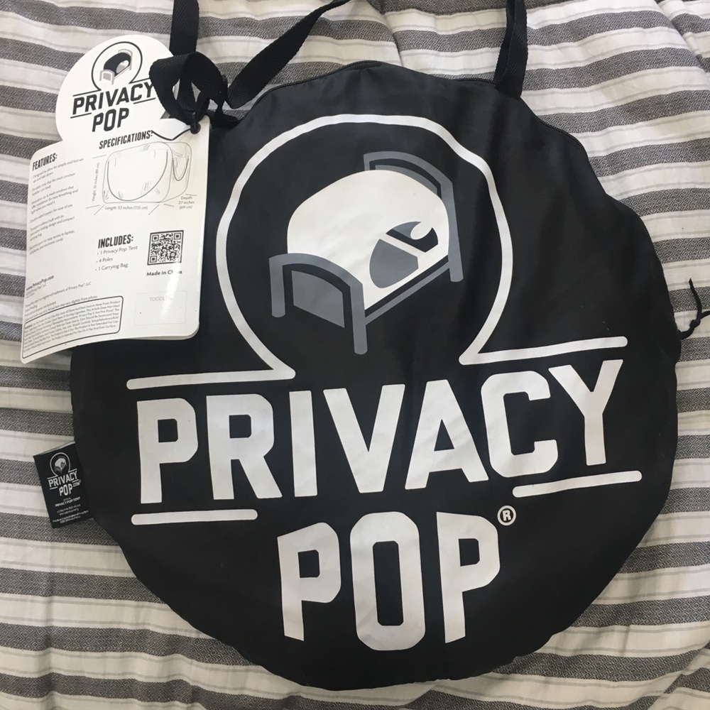 Privacy Pop Toddler Sized mattress sleep tent